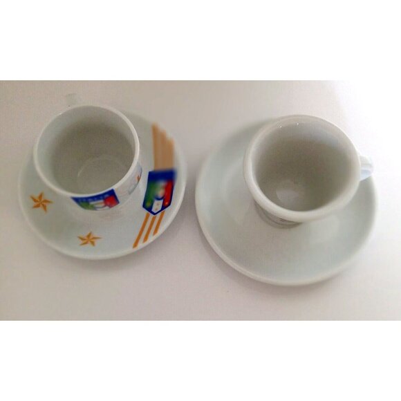 Italy Campione Del Mondo & Nitro Caffe Espresso Coffee Cups & Saucers Lot - Picture 6 of 16